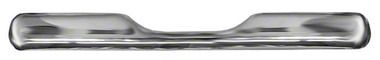 Ecklers Rear Bumper; Chrome (Late 55-59 Chevrolet/GMC Truck Stepside)