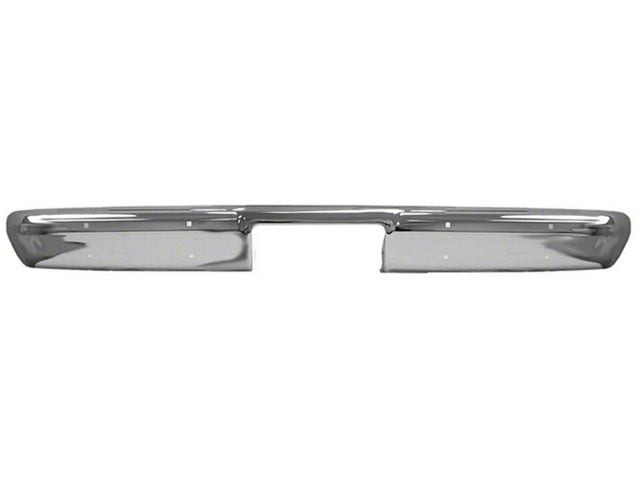 Chevy Truck Rear Bumper, Chrome, Fleet Side, 1981-1987