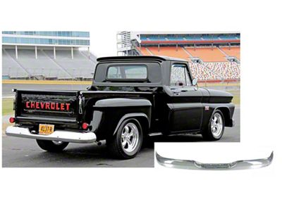 Chevy Truck Rear Bumper,Stepside, Chrome, Best, 1960-1966 (Stepside)