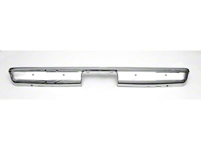 OPR Chevy Truck Rear Bumper, Fleet Side, Chrome, 1967-1972