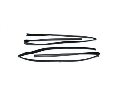 Rear Glass Run Window Channel Kit; Driver and Passenger Side (73-91 C10, C15, C1500, C2500, C3500, K10, K15, K1500, K2500, K3500)
