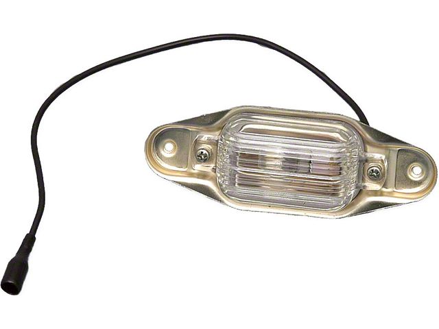 Rear License Plate Light Assembly,67-87