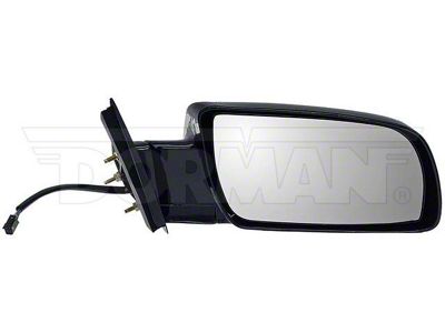 Sail Mount Powered Non-Heated Side Mirror; Passenger Side; Black (92-00 C1500, C2500, C3500, K1500, K2500, K3500)