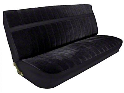 Chevy & GMC Truck Seat Cover, Bench Seat, Standard Cab, Madrid Grain Vinyl/Encore Velour Inserts, 1973-1980