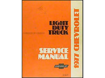 1977 Chevy Truck Shop Manual