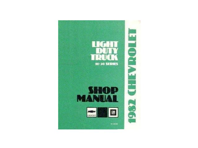 1982 Chevy Truck Shop Manual; 2 Volumes