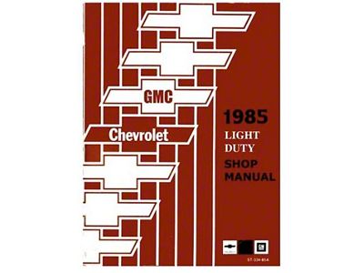 1985 Chevy Truck Shop Manual; 2 Volumes