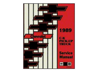 1989 Chevy Truck Shop Manual; 2 Volumes