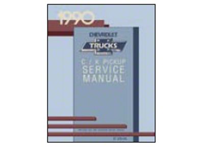 1990 Chevy Truck Shop Manual; 2 Volumes