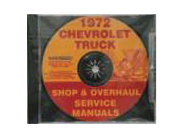 1972 Chevrolet Truck Shop and Overhaul Service Manuals (CD-ROM)