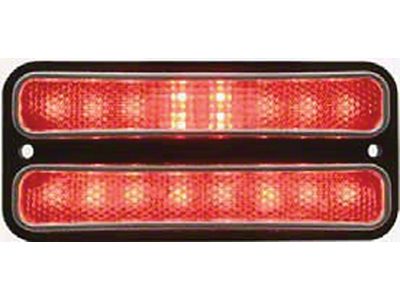 Chevy Truck Side Marker Light, Rear, LED, Red, 1968-1972