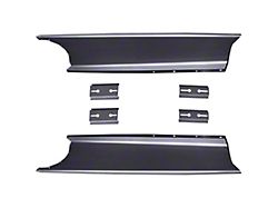 Smooth Running Boards with Adapters (41-46 Chevrolet/GMC Truck 1/2-Ton)