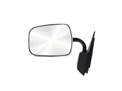 Stainless Steel Door Mirror; Driver Side (88-98 Blazer, C1500, C2500, C3500, Jimmy, K1500, K2500, K3500)