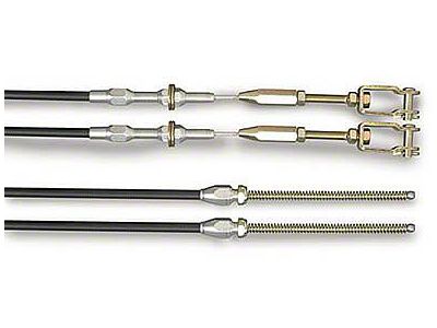 Rear Brake Cables,Stainless,42-55 1st Series