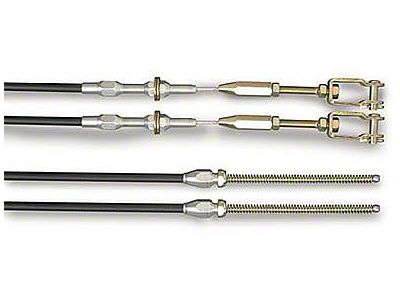 Rear Brake Cables,Stainless,42-55 1st Series