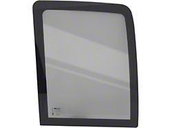 Stationary Quarter Glass with Frame; Privacy Dark Limo Tint; Driver Side (93-00 C/K1500/2500/3500)