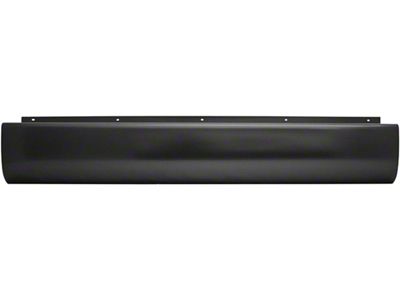 Steel Roll Pan without License Plate Cutout; Unpainted (88-99 C1500/C2500/C3500/K1500/K2500/K3500 Fleetside)