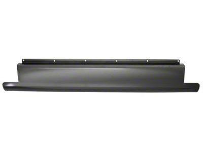 Steel Roll Pan without License Plate Cutout; Unpainted (88-99 C1500/C2500/C3500/K1500/K2500/K3500 Stepside)