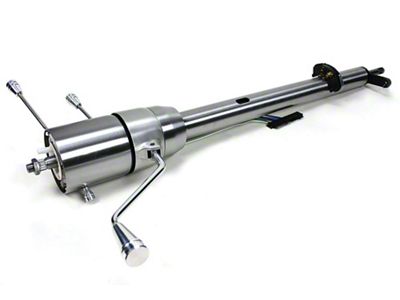 Chevy Truck Steering Column, With Column Shifter, Paintable, Steel, 1967-1972