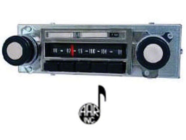 Chevy Truck Stereo, AM/FM Stereo w/Bluetooth, Push Button, Updated, 180 Watt, 1967-1972