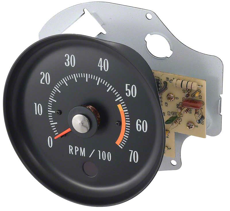 Ecklers Tachometer; 5500 RPM Red Line (1972 C/K10)