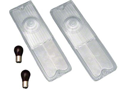 Chevy Truck Taillight Conversion Kit, Clear, Fleet Side, 1967-1972