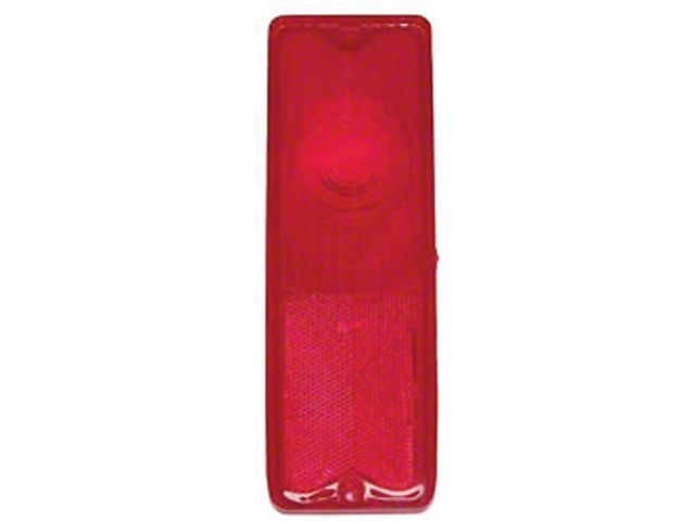 Taillight Lens,Red,Fleetside,67-72