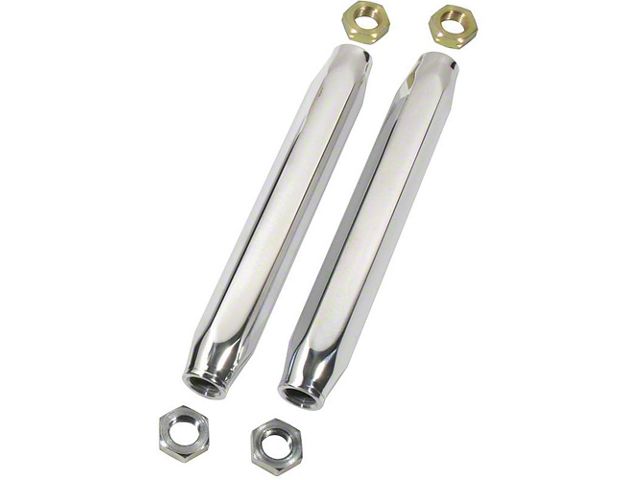 Chevy Truck Tie Rod Sleeves, Polished, Billet Aluminum, 1971-1972