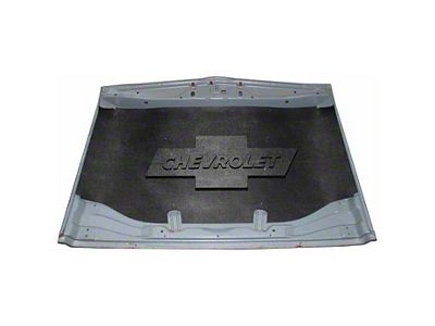Chevy Truck Under Hood Cover, Quietride AcoustiHOOD, 3-D Molded, With Logo, 1955-1959