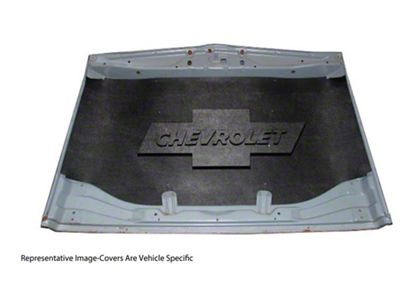 Chevy Truck Under Hood Cover, Quietride AcoustiHOOD, 3-D Molded, With Logo, 1960-1966