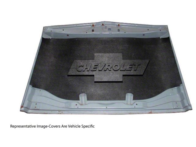 Chevy Truck Under Hood Cover, Quietride AcoustiHOOD, 3-D Molded, With Logo, 1973-1979