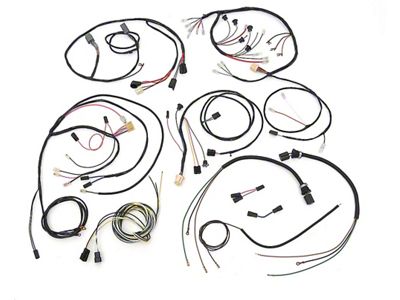 Chevy Truck Underdash Wiring Harness, With Gauges, 1963