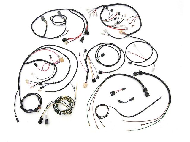 Chevy Truck Underdash Wiring Harness, With Gauges, 1963