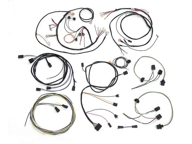 Chevy Truck Underdash Wiring Harness, With Gauges, 1966