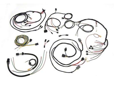 Chevy Truck Underdash Wiring Harness, With Warning Lights, 1964-1965