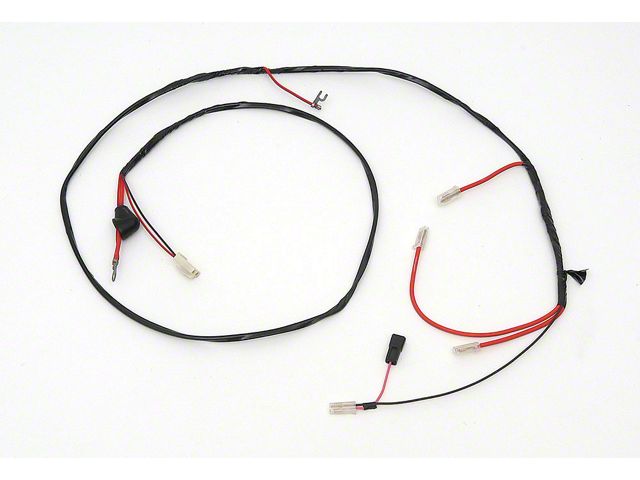 Chevy Truck Underdash Wiring Harness, With Warning Lights, Panel & Suburban, 1967-1968
