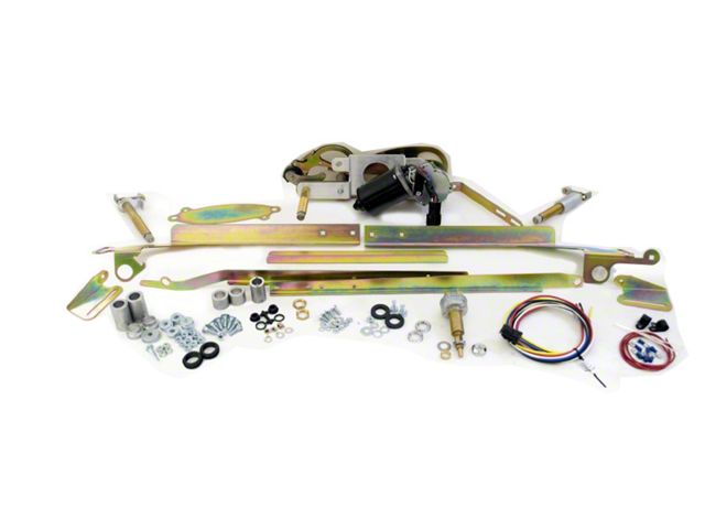 Chevy Truck Updated Windshield Wiper Conversion Kit, 2-Speed, With Delay Switch, 1947-1954