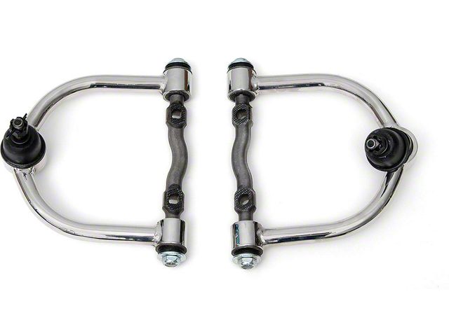 Chevy Truck Upper Control Arms, Tubular, Stainless Steel, For Mustang II Front Suspension, 1955-1959