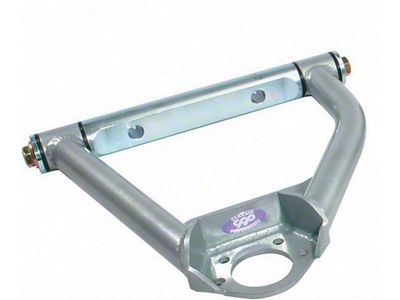 Chevy Truck Upper Control Arms, With Ball Joints, Tubular, Silver, 1963-1970