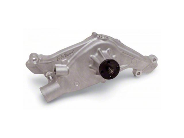 Chevy Truck Water Pump, 348ci & 409ci, With Cast Finish, Edelbrock,1958-65