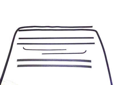 Window Channel Weatherstrip Kit; Driver and Passenger Side (51-54 Chevrolet/GMC Truck)