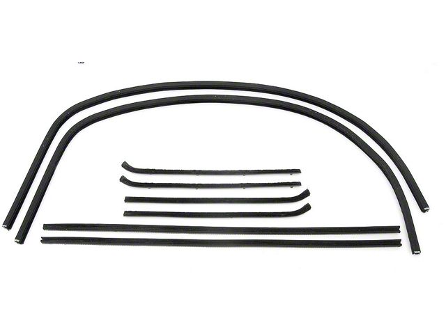 Chevy Truck Window Felt Kit, Without Metal Frames, 1960-1963