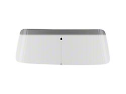 Front Windshield Glass with Built-In Antenna and Mirror Bracket; Light Gray Tint with Smoke Gray Upper Shaded Band (73-86 C/K10)