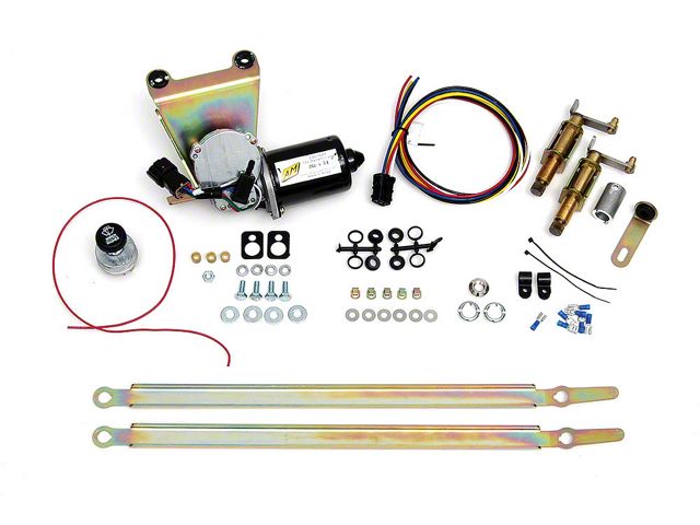 Chevy Truck Windshield Wiper Conversion Kit, Updated, 2-Speed, Raingear, 1955 Second Series Thru 1959