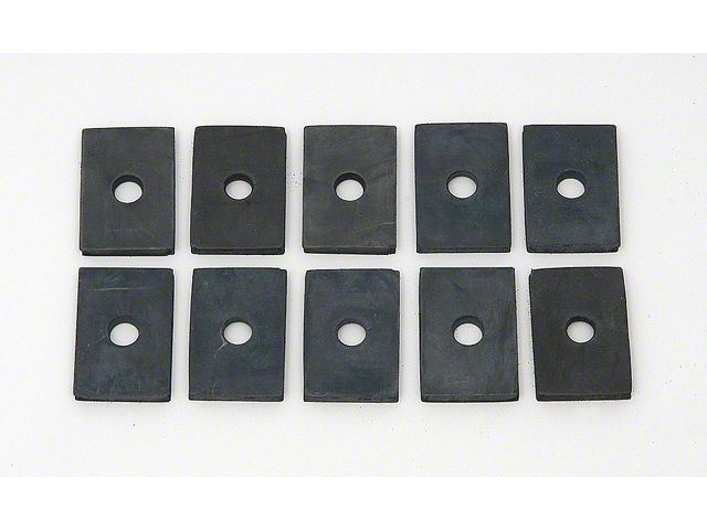 Wood Floor Mounting Pads,10 Pcs,54-59 (Long Bed)