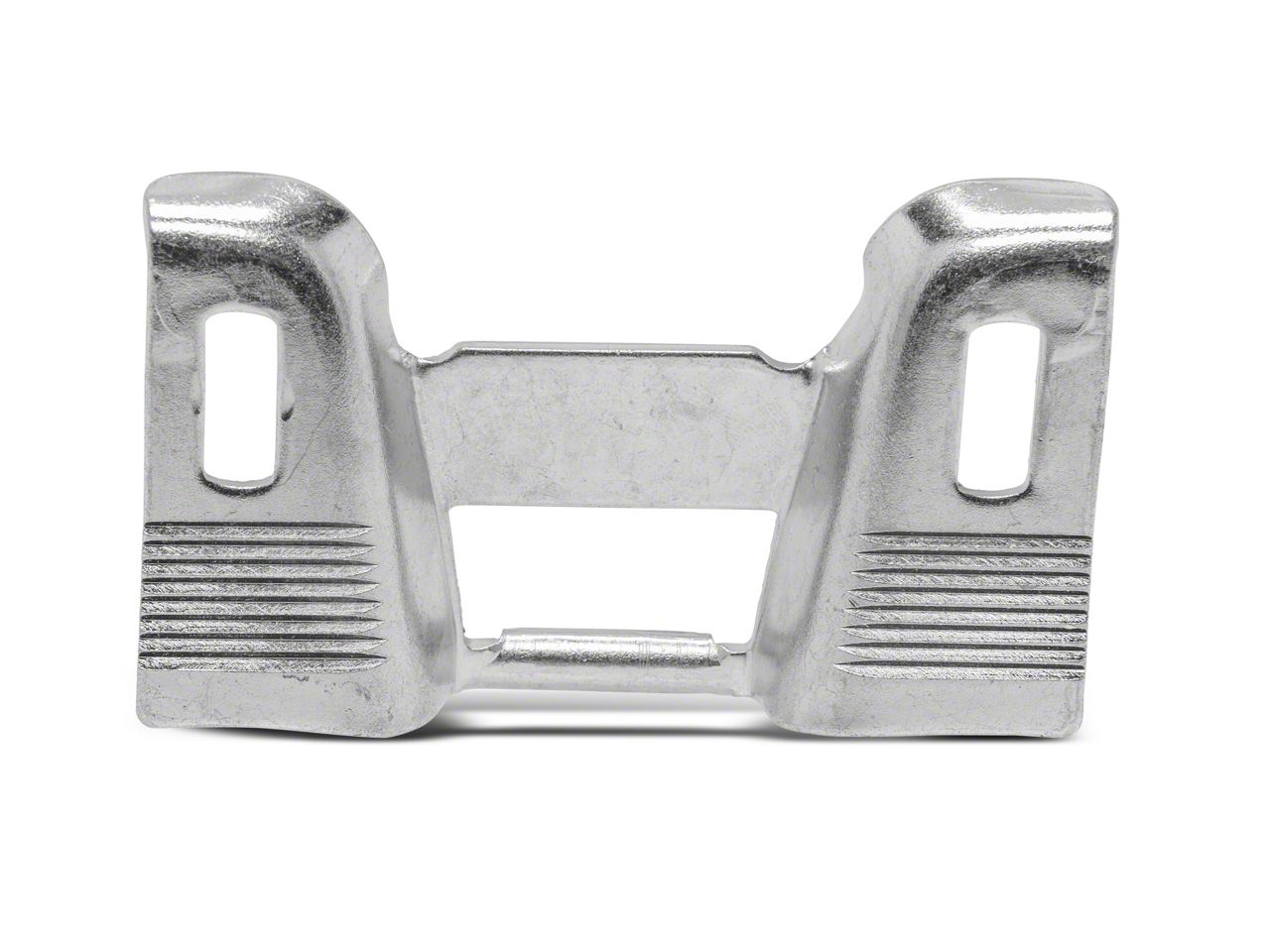 thumbnail interactive-video image 1 of I-5 Classic Chevy Trunk Lid Latch Catch Plate With Bolts – For 1955, 1956, 1957 Chevy, Part 11776 1 of 2