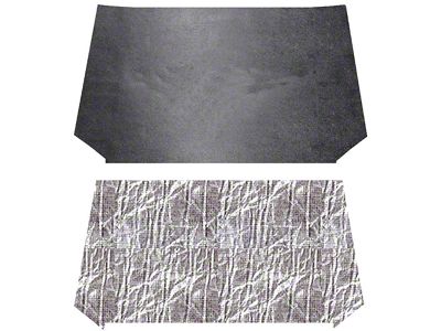 Chevy Under Hood Cover, Quietride AcoustiHOOD, 3-D Molded,No Logo, 1957