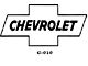 Chevy Under Hood Cover, Quietride AcoustiHOOD, 3-D Molded, With Logo, 1955-1956