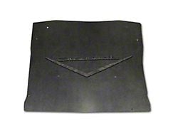 Chevy Under Trunk Cover, Quietride, 3-D Molded, With Logo, 1955-1956