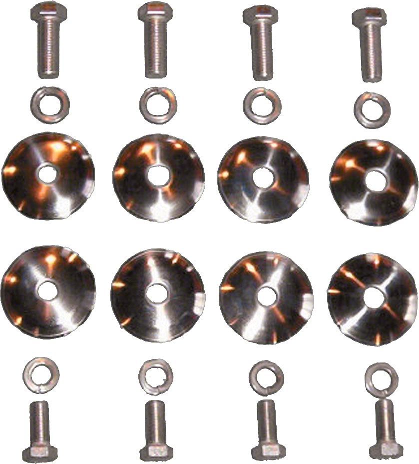Ecklers Upper & Lower Control Arm Washer/Bolt Set,S/S,5557